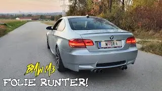 M3 E92 - Orange WAS the new black | Die Folie kommt runter!