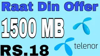 Telenor raat din offer | Day night offer with low rate