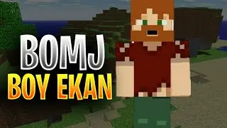 BOMJ BOY EKAN ● BOMJ HAYOTI●UZBEKCHA MINECRAFT