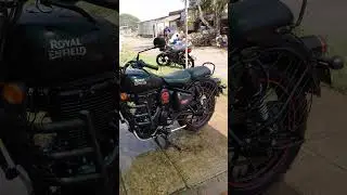 Royal Enfield Classic 350 Reborn Dark Stealth Black #short  #shorts  #bullet  #bulletlover ❤️🔥