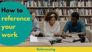 How to reference your work