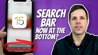 Move the iPhone Search bar back to the top of the screen