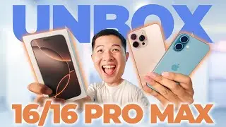 CUỐI CÙNG CŨNG ĐƯỢC UNBOX iPHONE 16 PRO MAX 1 TB TITAN SA MẠC RỒIIIII