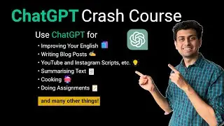 ChatGPT Tutorial - A Crash Course on Chat GPT for Beginners (in Hindi) | ChatGPT Free MasterClass