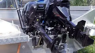 How to Lock Outboard Motor When Transporting a Boat