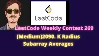Leetcode  Weekly Contest 269, (Medium)2090. K Radius Subarray Averages