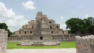 Edzna visita al sitio arqueológico en el estado de Campeche