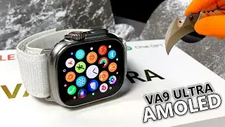 VA9 Ultra AMOLED Unboxing & Review New Sport SmartWatch (More Animations than HK8 Pro Max)