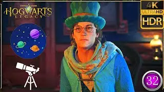 [4K HDR] 🧙🏻 Hogwarts Legacy | Astronomy Class & The Hall of Herodiana