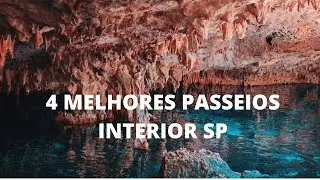 4 LUGARES INCRÍVEIS NO INTERIOR DE SÃO PAULO (BATE E VOLTA) Turismo no Interior de SP