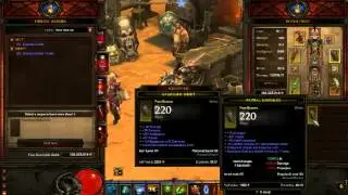 Diablo 3 Barbarian Paragon 38, 400+ magic find act 2 run