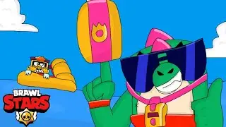Summer splash: Buzz and Griff - Brawl Stars animation