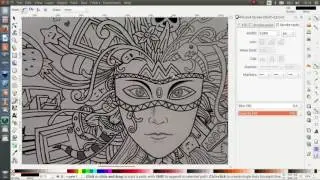 membuat DoodleArt (timelapse)