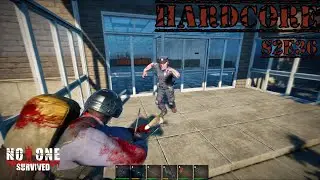 No One Survived S2E36 HARDCORE. Police Station Part 1. Let's Play Solo