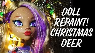 Doll Repaint! Christmas Reindeer🎄