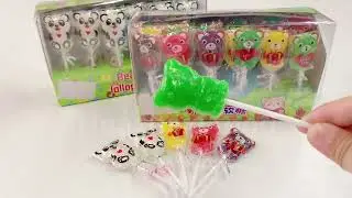 China hot selling bear shape jelly gummy lollipop candy