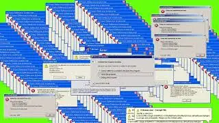 Windows XP Virus Error Green Screen || Best HD Video || For Gaming and Roasting editing video ||
