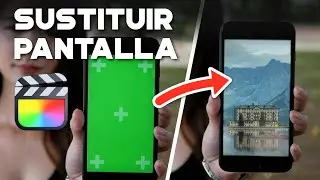 🔥 Tutorial Final Cut Pro → SUSTITUIR PANTALLA con Tracking y Reflejo
