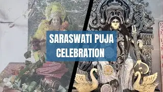 Difference between Saraswati puja at school and at U. F. T. A
