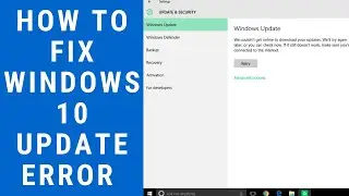 How to fix windows 10 update error 100% working