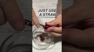 How To Pit Cherries - Without A Cherry Pitter 