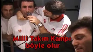 Milli takım kampı dediğin böyle olur! Efsane futbolcuların şakaları