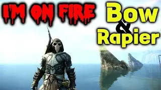BOW and RAPIER on fire - NEW WORLD gameplay pvp build