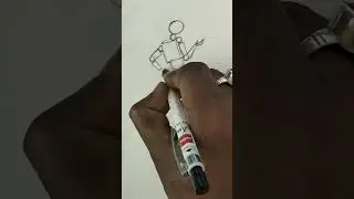 Drawing Bodies with Basic Shapes Tutorial #shorts #drawing #shapes