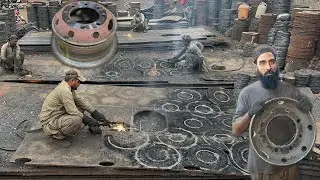 Best Techniques for Crafting a High-Quality Rim Plate from Reused MS Sheets | Recycling MS Sheets