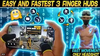 TOP 5 BEST CUSTOM HUD FREE FIRE 3 FINGER CLAW | BETTER THAN PC PLAYERS | THREE FINGER CUSTOM HUD FF