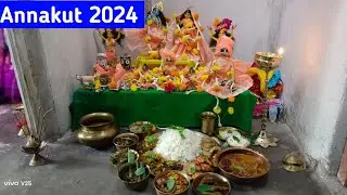 Annakut 2024 | Bengali Vlogger Riya Ghosh #annakut #laddugopal #krishna