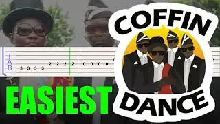 ⚰️Coffin Dance🎸Easiest Tab🎩C version