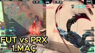 FUT vs PRX  1. MAÇ VCT Champions 2023 Los Angeles Playoff Aşaması
