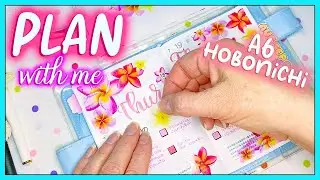Plan With Me - A6 Hobonichi Daily | Plumeria Stickers