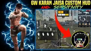 GW Karan custom HUD | GW KARAN Freefire jaisi settings kaise kare #gw_karan