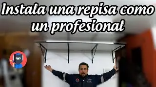 Cómo instalar ménsulas de acero para colocar una repisa de MDF - El Maestre