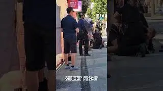Random Street Fight #hondacelebrationoflights #vancouverfights #streetfights #randomviolence