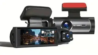 Temu 1080 PX Dual Dash Cam For Cars, IR Vision,Loop Recording, Wide Angel Unboxing