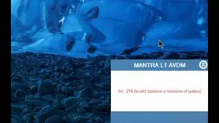 MANTRA L1 DEVICE PROBLEM OF DATETIME ZONE ERROR |ERROR 214 INVALID DATETIME OR TIME ZONE OF SYSTEM