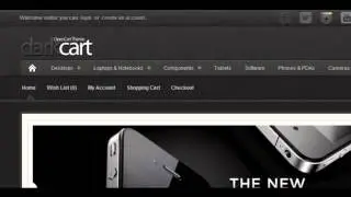Preview DarkCart - OpenCart Theme OpenCart