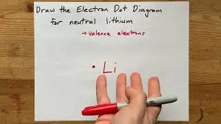 Draw the Electron Dot Diagram of neutral Lithium