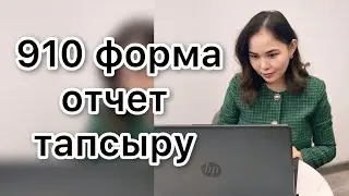 910 ФОРМА ОТЧЕТ ТАПСЫРУ. 2025 жыл.