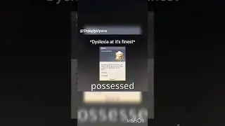 When dyslexia takes over 