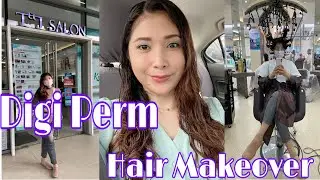 MY FIRST DIGI PERM EXPERIENCE @ TONY & JACKEY SALON | HAIR MAKEOVER | Angelie Brows