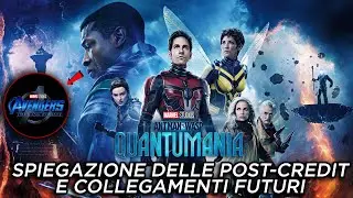 Ant-man and The Wasp Quantumania: SPIEGAZIONE DELLE DUE SCENE POST-CREDIT ed IL COLLEGAMENTO FUTURO