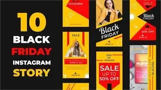 Black Friday Instagram Stories | After Effects Template