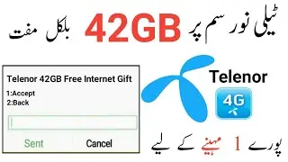 Telenor Free Internet || Telenor Free Internet 42GB 2022 Gift || Telenor Internet New App 2022