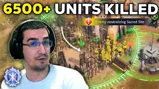 Mega Booming into Mega Fighting: 8 Diamond FFA on NOMAD MegaRandom in AOE4