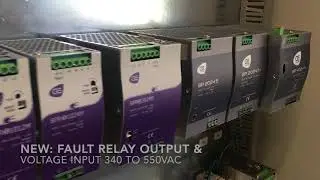 New three phase battery chargers range