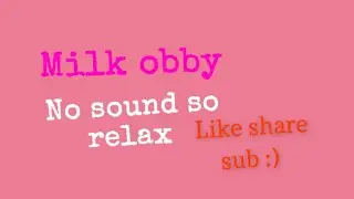 Milk obby with Zarish!